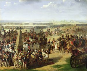 El ejército francés derribando la columna de Rosbach, 18 de octubre de 1806, 1810